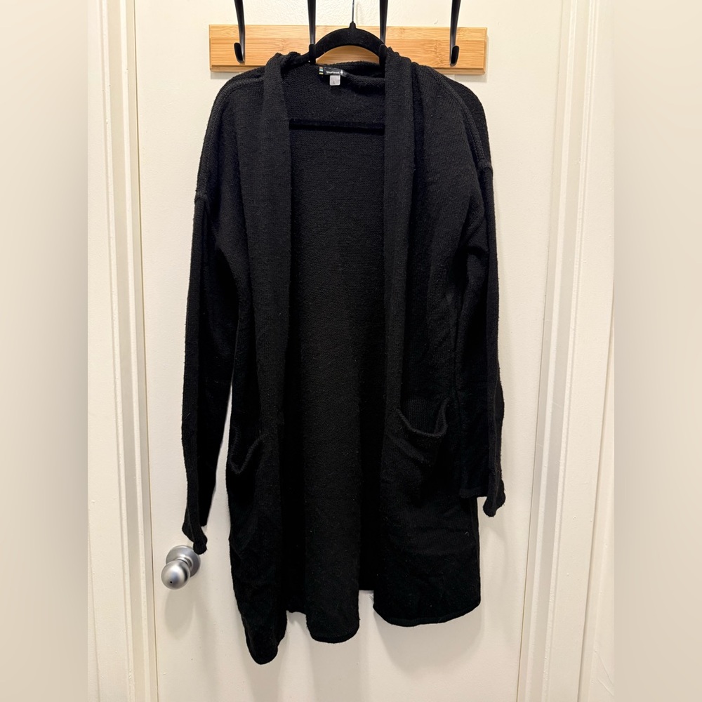 Smartwool Black Long Cardigan